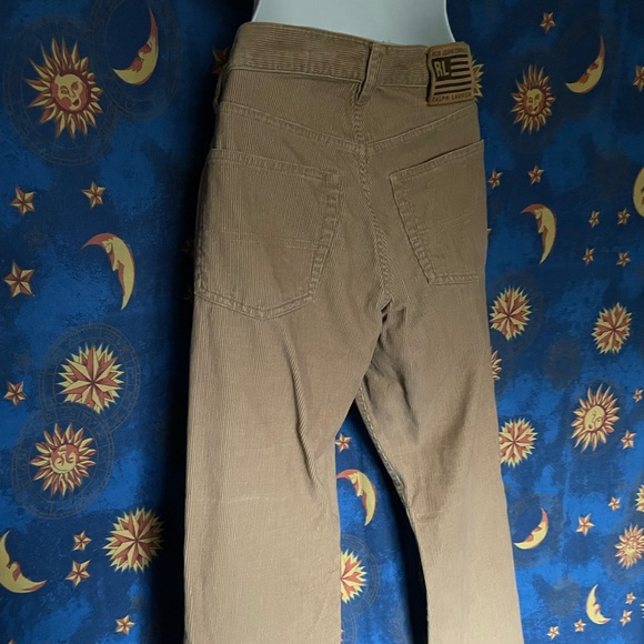 Vintage Y2K Polo Ralph Lauren tan low rise corduroy pants - Picture 11 of 14